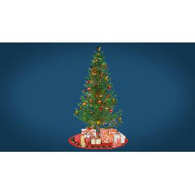 Christmas Tree GameReady LODs model